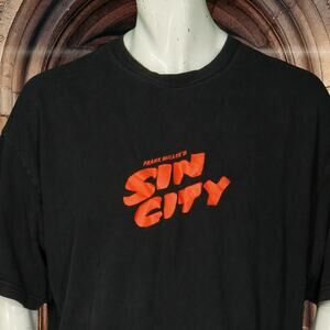 Vintage Frank Miller Sin City T Shirt 2XL Graphic Tee